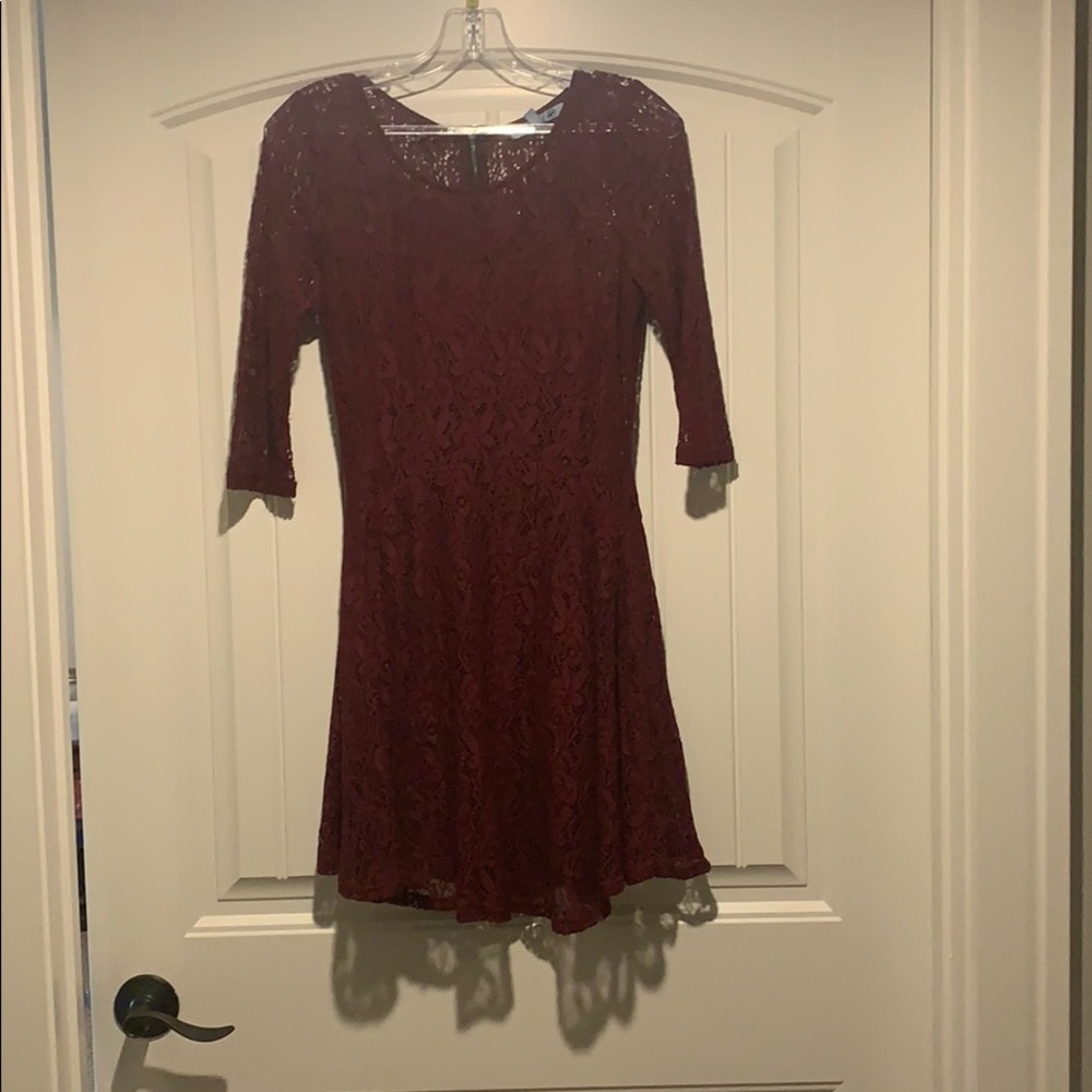 Red Lace Dress